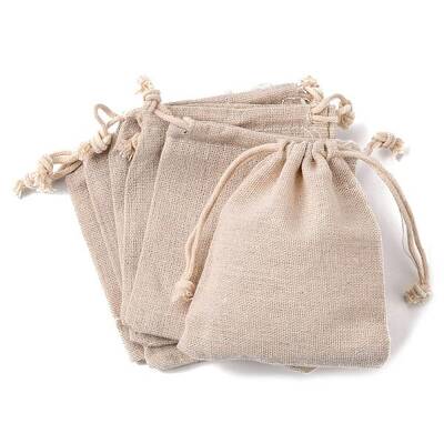 Cotton Packing Pouches Drawstring Bags