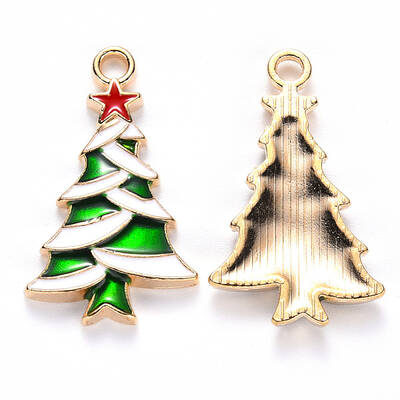 Alloy Enamel Pendants