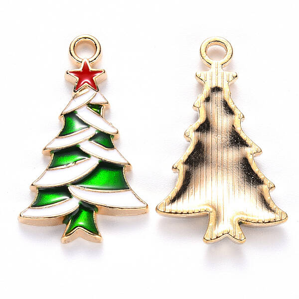 Alloy Enamel Pendants