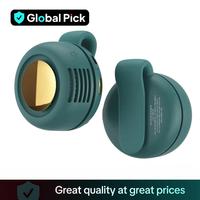 Father's Day Gifts, Portable Silent Mini Bladeless Electric Fan, Adjustable 3-speed Suspended Collar & Waist Fans, Rotating B...