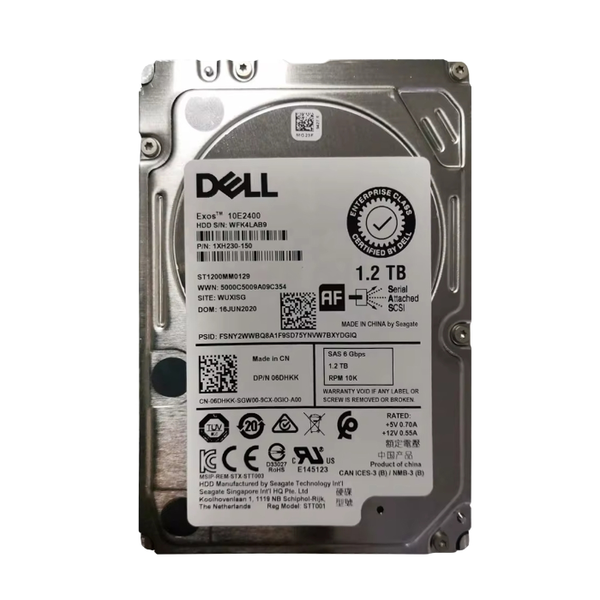 6DHKK Dell 1.2TB 6Gb/s SAS 10000 2.5-inch 64MB Hard Drive