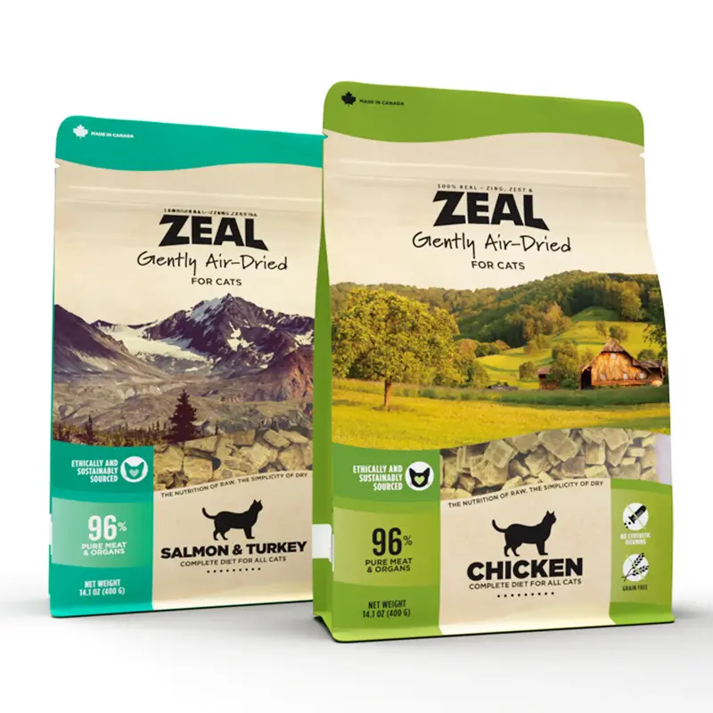 ZEAL Natural Air-Dried Cat Food for All Ages|96% High Meat Content|Balanced Nutrition|Superfood Infused|2 Flavors Avaliable|1...