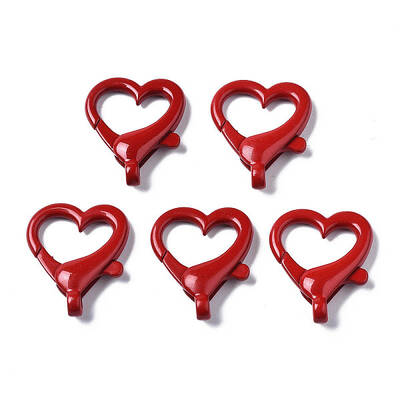 Spray Painted Eco-Friendly Alloy Lobster Claw Clasps