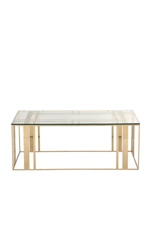 Brass Rectangular Coffee Table | Liang & Eimil Lafayette