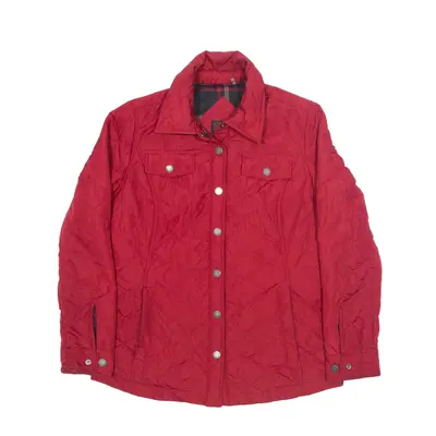 PENDLETON Insulated Quilted Jacket Red Womens M
