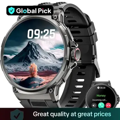 Men's Smart Watch with Phone Answer/Dial, 1.85-inch Round HD Display Smart Watch with Pedometer, Activity Tracker, 100+ Sport...