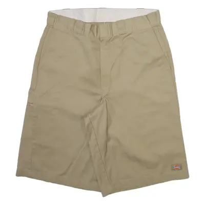 DICKIES Mens Casual Shorts Beige Relaxed M W33