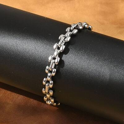 304 Stainless Steel X Link Chains Bracelets for Men & Women