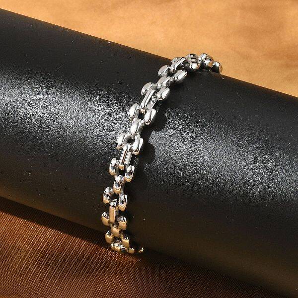 304 Stainless Steel X Link Chains Bracelets for Men & Women