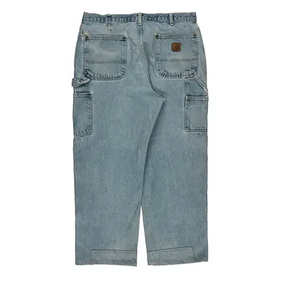 Carhartt Double Knee Carpenter Jeans - 34W 27L Light Wash Denim | Size: 34″ waist