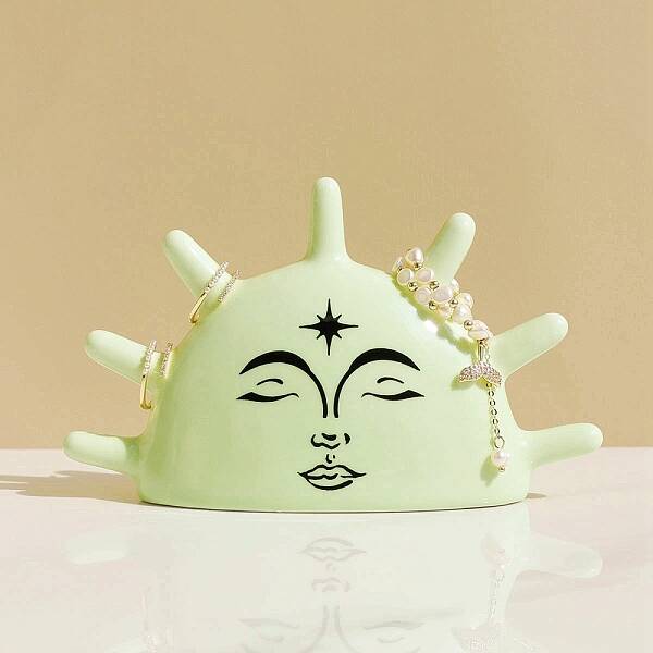 Sun Porcelain Ring Display Stands