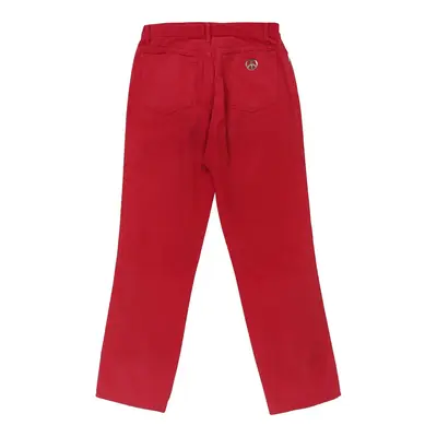 Moschino Trousers - 28W UK 8 Red Cotton | Size: UK 8