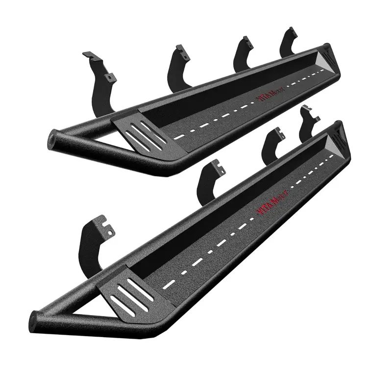 YITAMOTOR® Running Boards, Drop Side Steps Compatible with 2022-2025 Toyota Tundra Crewmax Cab, Black Powder Coated Off-Road...