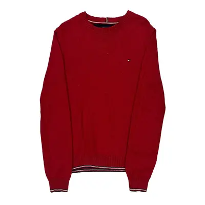 Tommy Hilfiger Jumper - Large Red Cotton