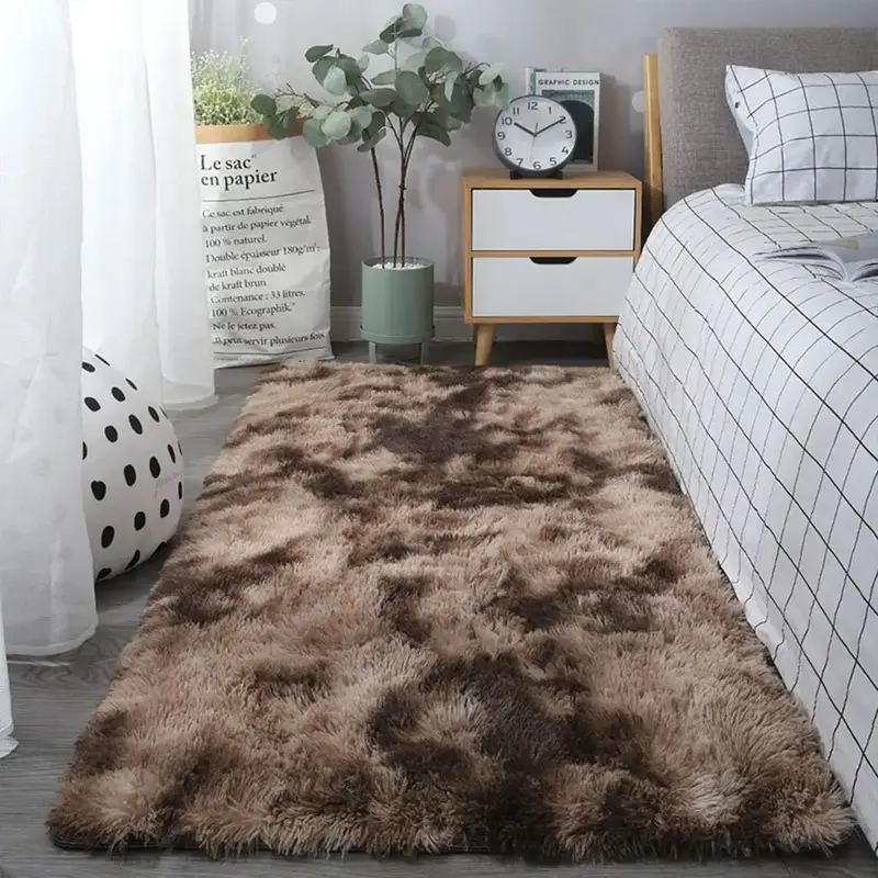 Rectangle Tie-dye Pattern Area Rug for Living Room, 1 Count Non Slip Plush Soft Touch Carpet for Home Decor, Decorative Floor...