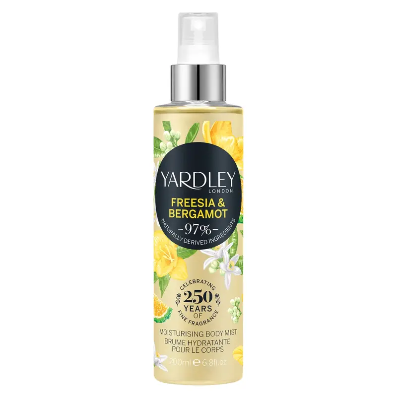 Yardley Fresia e Bergamotto Spray profumato Per donna 200 ml