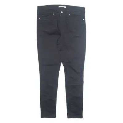 LEVI'S 311 Shaping Womens Jeans Black Regular Tapered W34 L30