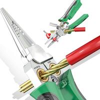 8-in-1 Multi-functional Wire Stripper - Professional Cable Stripper for Electrical Measurement, Live Wire & Neutral Wire Dete...