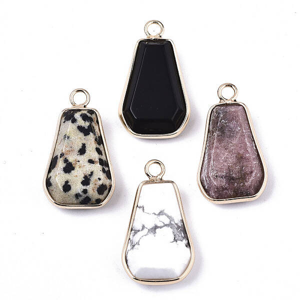 Natural & Synthetic Mixed Gemstone/Glass Pendants