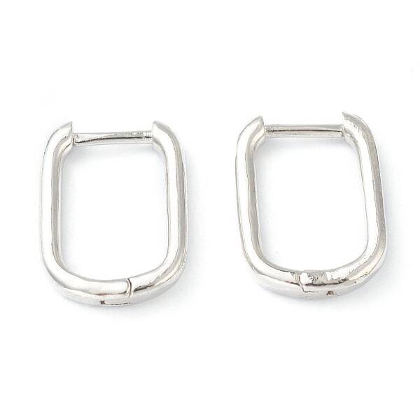 Brass Huggie Hoop Earrings