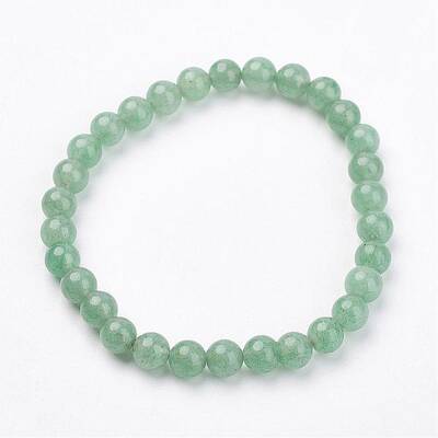 Natural Green Aventurine Stretch Bracelets