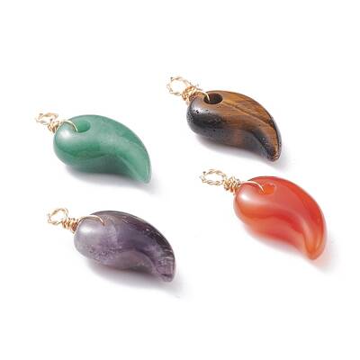 Natural Mixed Stone Pendants