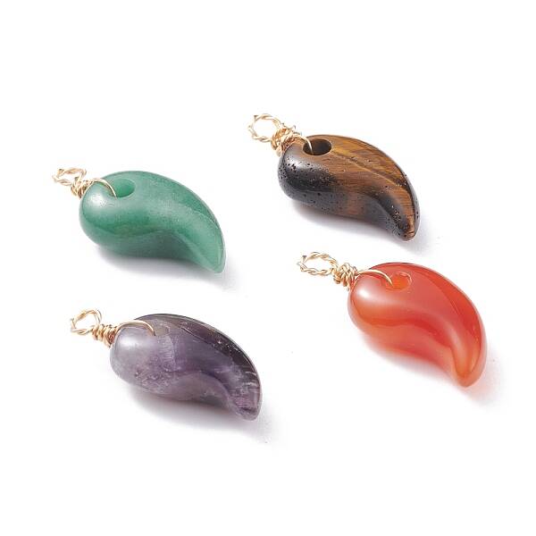 Natural Mixed Stone Pendants