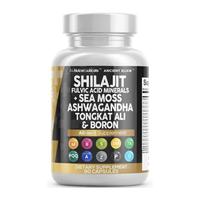 Clean Nutra Shilajit Fulvic Mineral Supplement with Sea Moss For Optimal Health & Wellness Fitness Healthcare Vitamin Capsule...