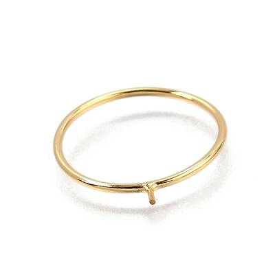 1/20 Yellow Gold Filled Stackable Rings Settings with Peg