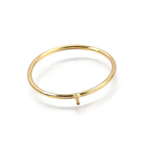 1/20 Yellow Gold Filled Stackable Rings Settings with Peg