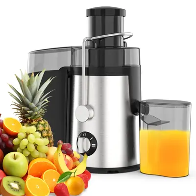 800W Centrifugal Juicer – Powerful Juicer Machine with Wide Chute for Whole Fruits,Easy to Clean,and Anti-Drip Design