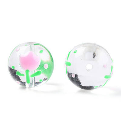 Transparent Handmade Lampwork Beads