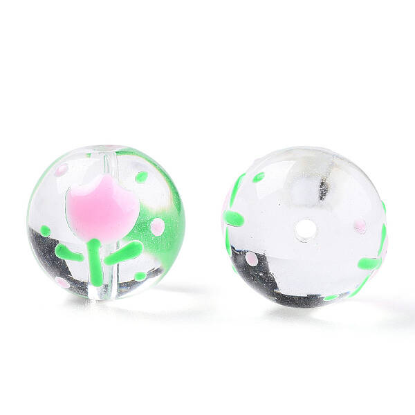Transparent Handmade Lampwork Beads