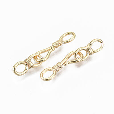 Brass Hook and S-Hook Clasps
