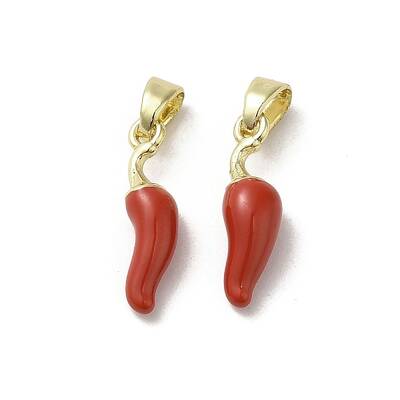 Brass Enamel Pendants