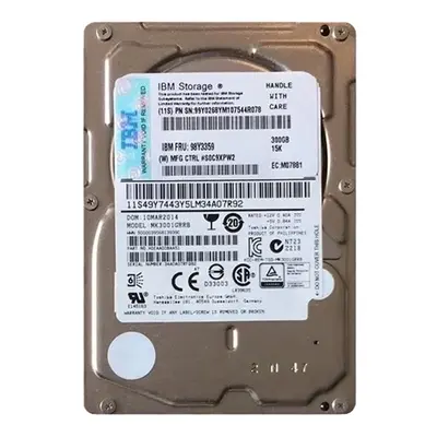 98Y3359 IBM 300GB 6Gb/s SAS 15000 2.5-Inch Hard Drive