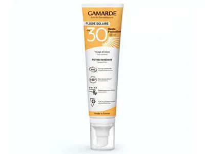 Gamarde - Solar Fluid SPF30 - Face & Body - BIO 100 ml