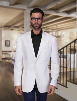 Mens Linen Blazer Big and Tall