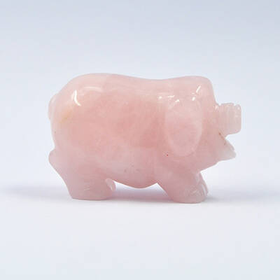 Natural Rose Quartz Sculpture Display Decorations