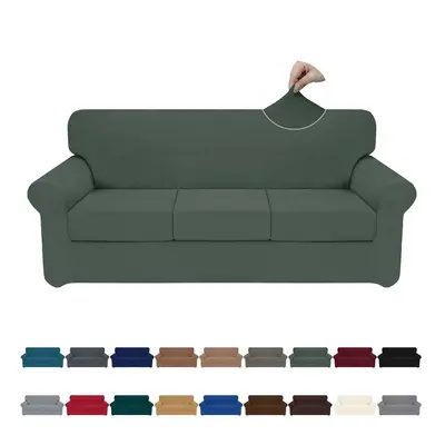 Easy-Going Stretch Soft Couch Cover for Dogs, Slipcover for Sofa with 1/2/3 Seperated Cushions, Washable Elastic Furniture Pr...