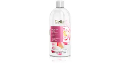 Delia Cosmetics Rose Petal Extract Soothing Cleansing Micellar Water 500 Ml