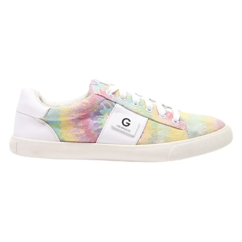 GUESS Sneaker Trainers Green Canvas Womens UK 6.5