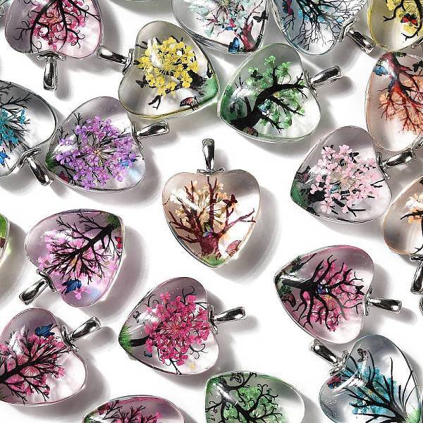 Transparent Glass Pendants