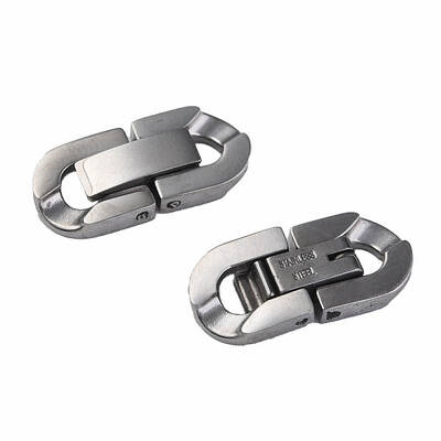 Non-Tarnish 304 Stainless Steel Fold Over Clasps