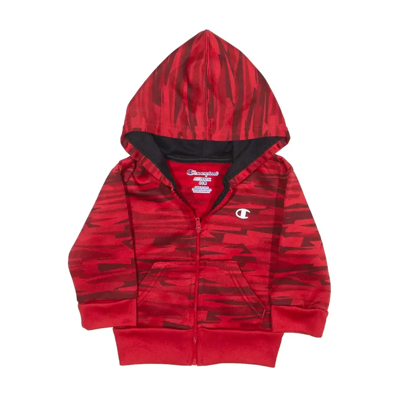 CHAMPION Hoodie Red Full Zip Boys 2 Years