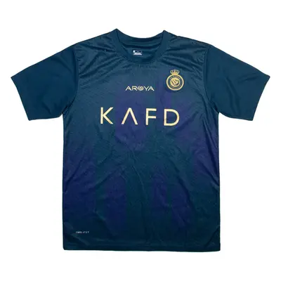 Al Nassar Football Club Ronaldo Mens Football Shirt Jersey Blue L