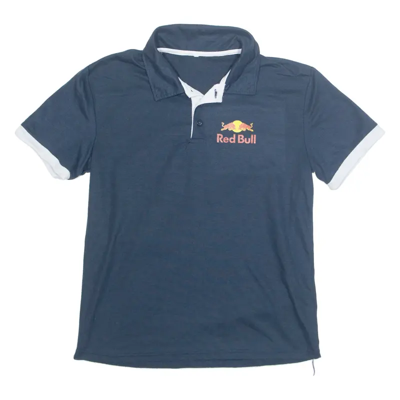 RED BULL RACING Mens Polo Shirt Blue M