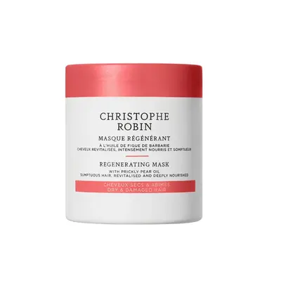 Christophe Robin Maschera Regenerating cream for hair treatment with prickly pear oil to revitalize 100 ml