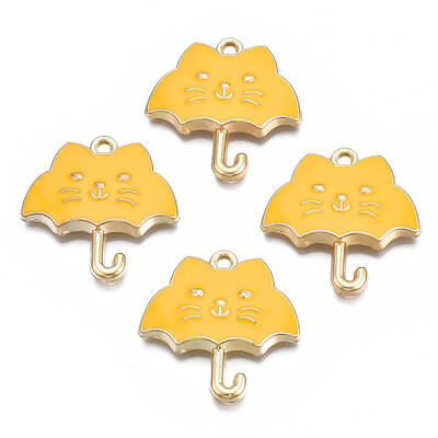 Rack Plating Alloy Enamel Pendants