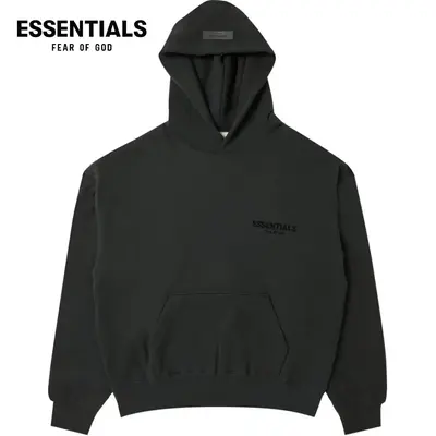 Fear of God Essentials Pullover Hoodie 'Stretch Limo' FW22 Casual Man Oversized Fit Medium Long Sleeve Stylish Menswear Sweat...